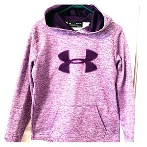 Women’s purple SM Under Armour Hoodie